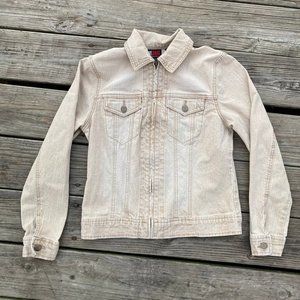 Vintage Khaki Jean Jacket